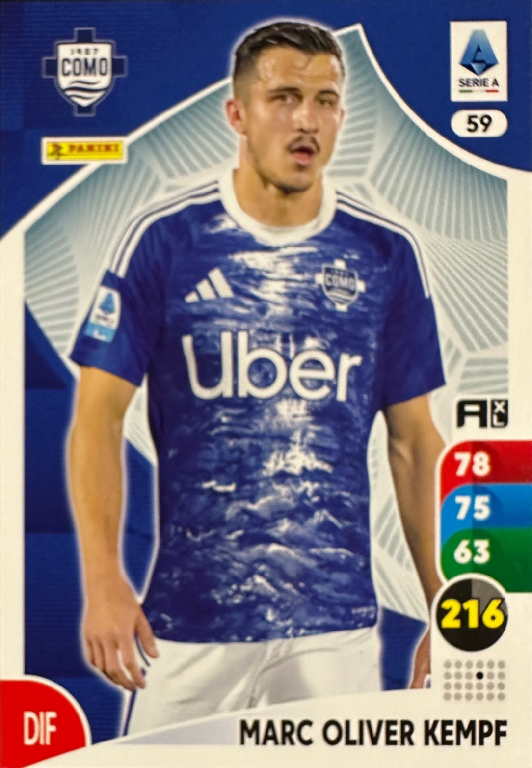 Panini Calciatori Adrenalyn XL 2025-26 card base logo a scelta N. 1-100
