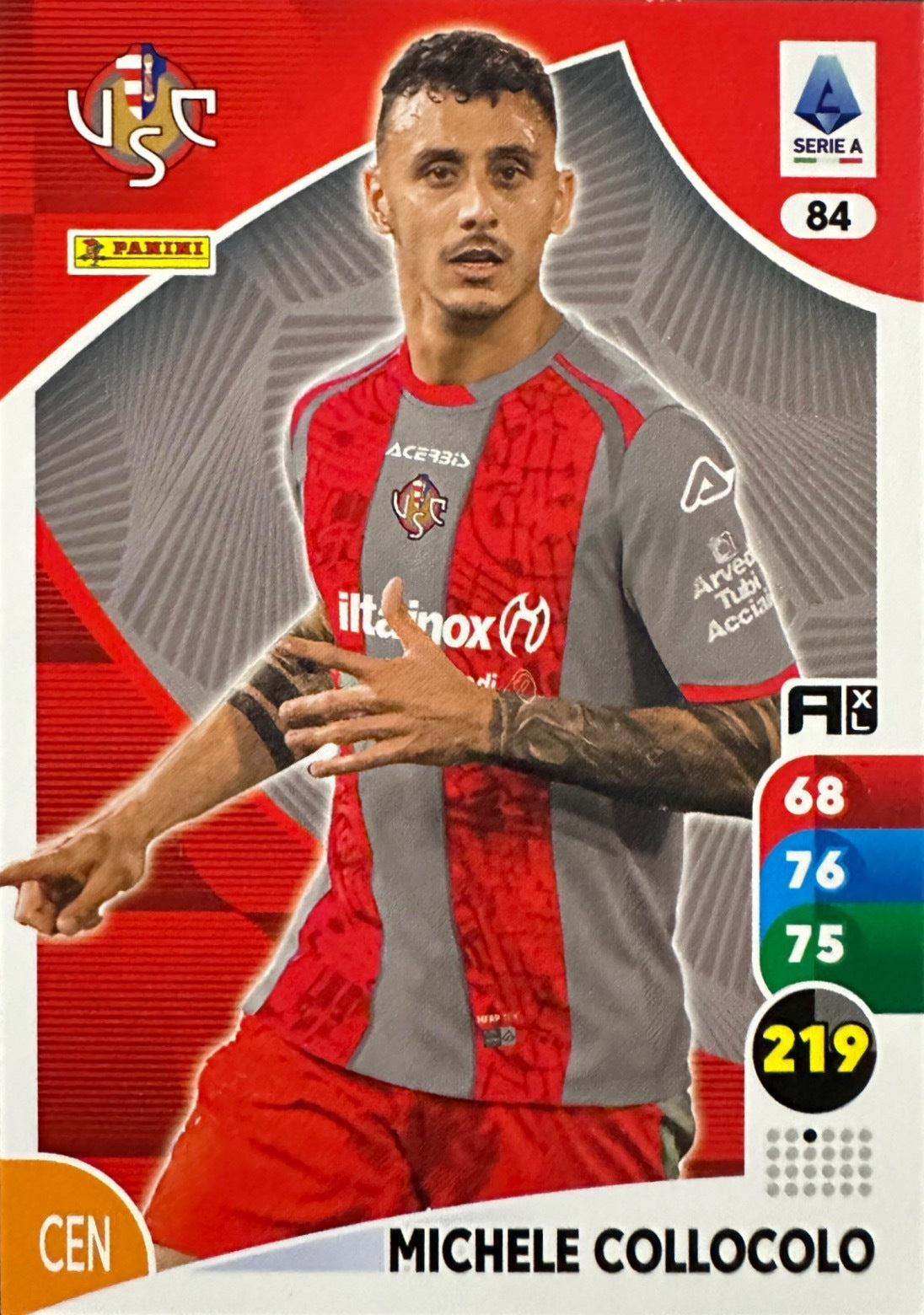 Panini Calciatori Adrenalyn XL 2025-26 card base logo a scelta N. 1-100