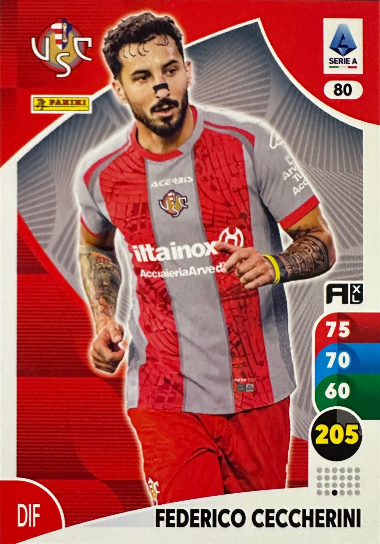 Panini Calciatori Adrenalyn XL 2025-26 card base logo a scelta N. 1-100