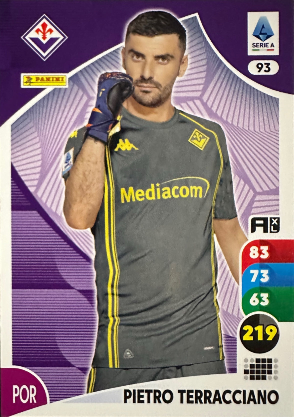 Panini Calciatori Adrenalyn XL 2025-26 card base logo a scelta N. 1-100