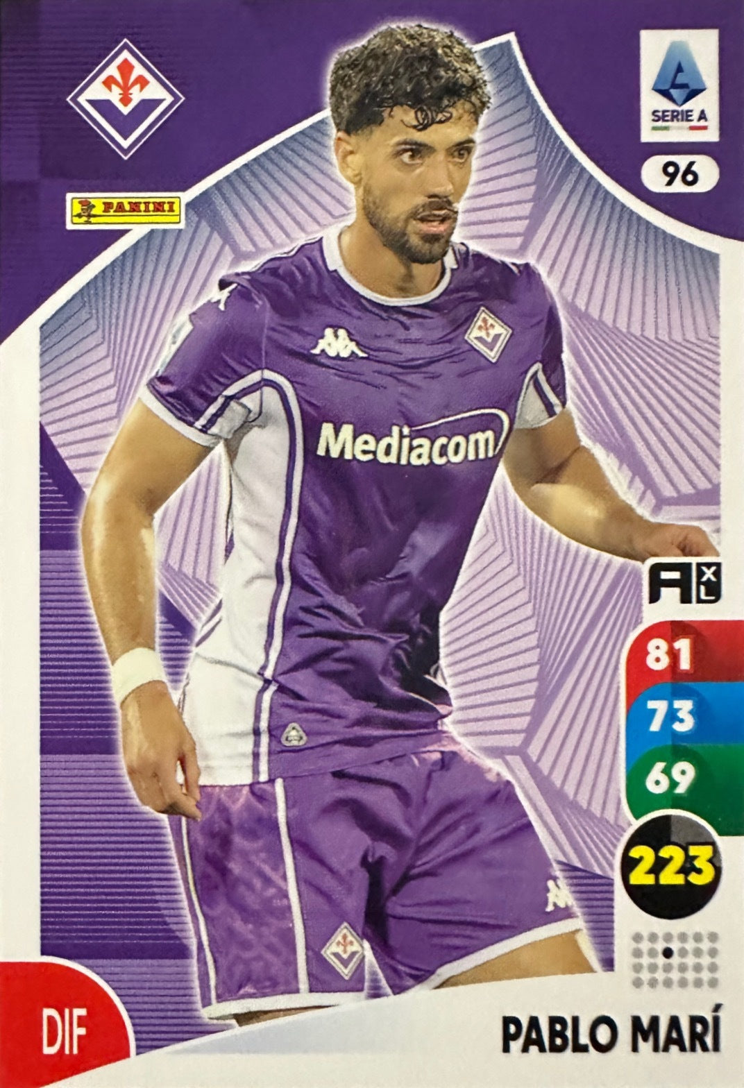 Panini Calciatori Adrenalyn XL 2025-26 card base logo a scelta N. 1-100