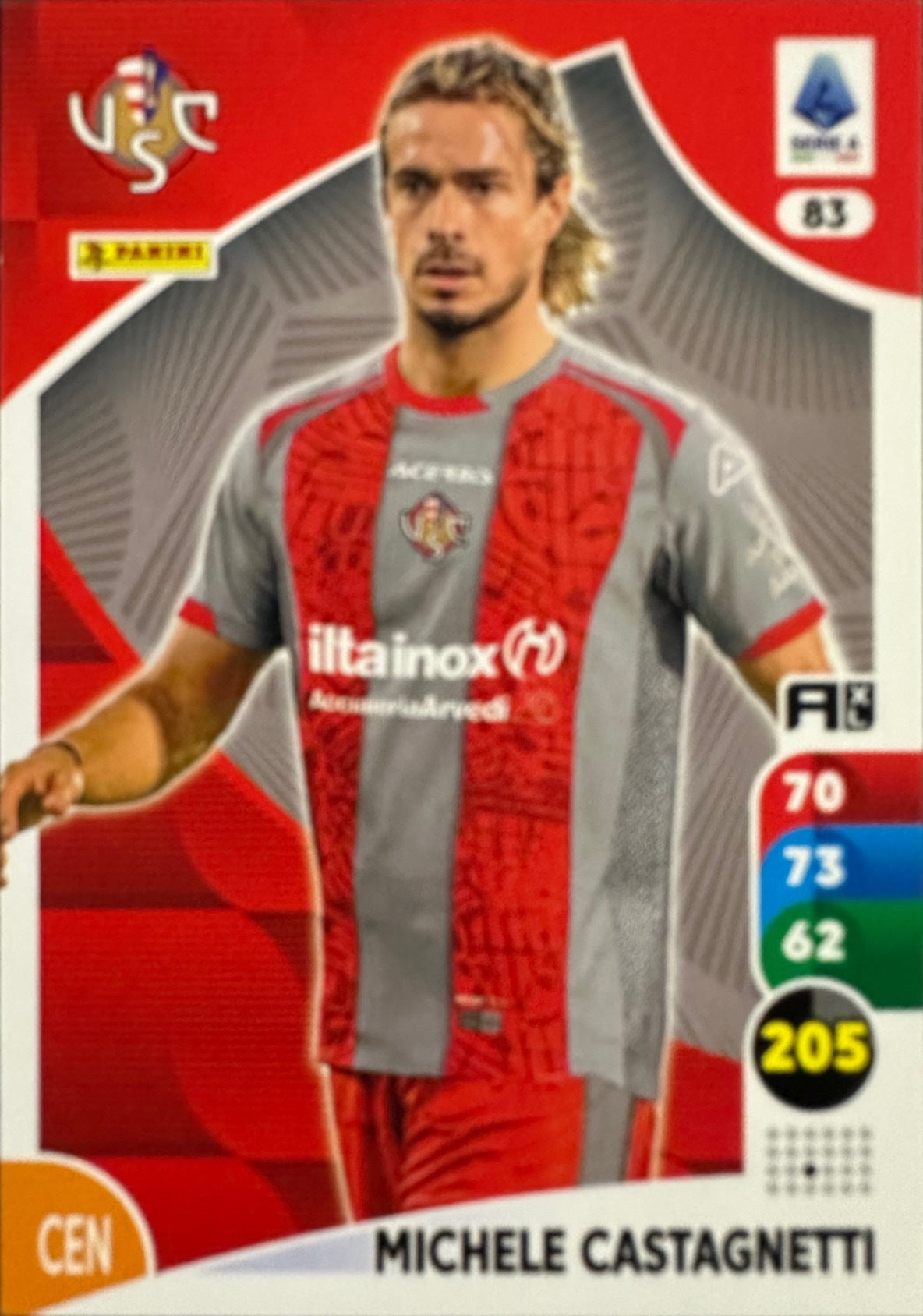 Panini Calciatori Adrenalyn XL 2025-26 card base logo a scelta N. 1-100