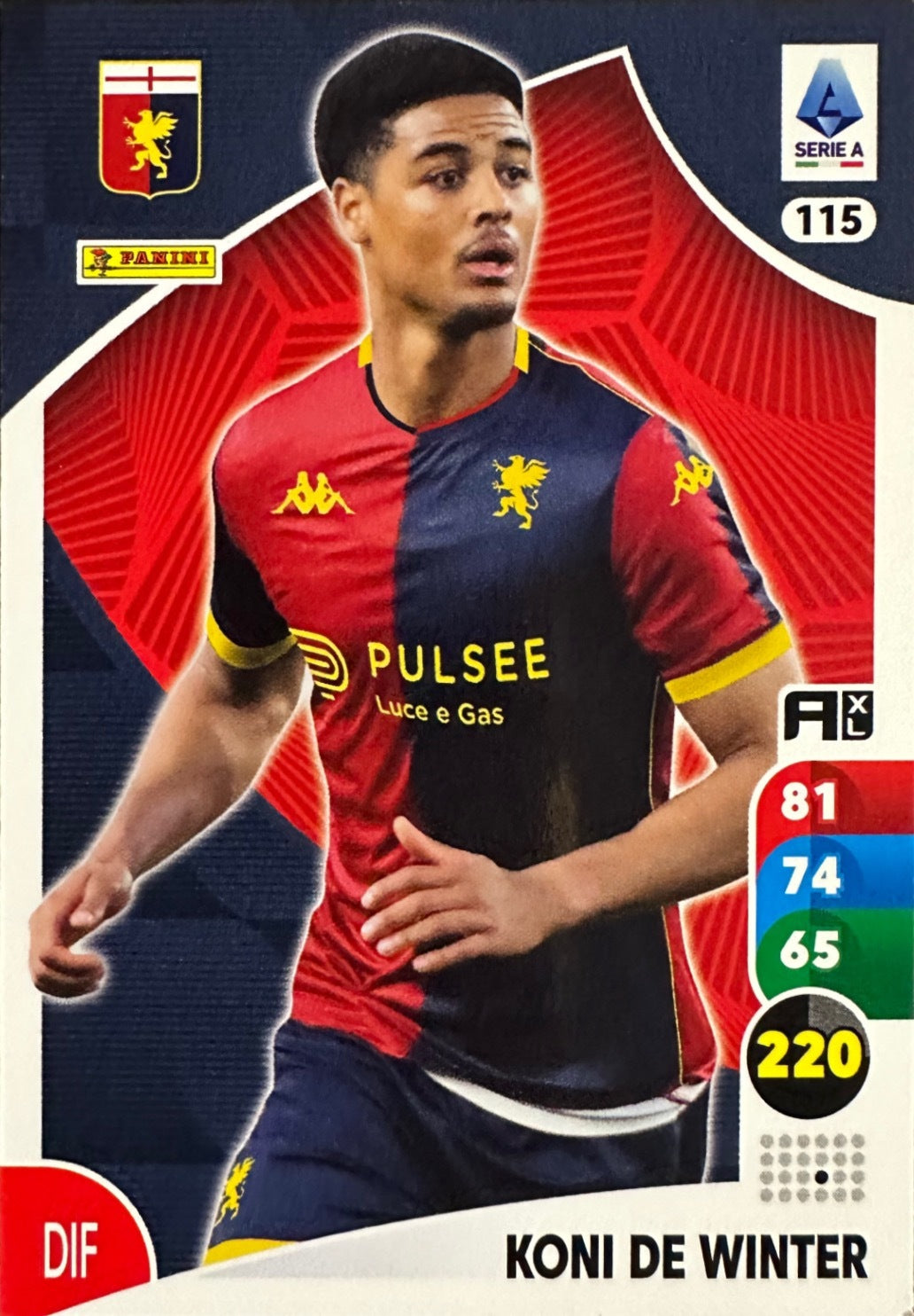 Panini Calciatori Adrenalyn XL 2025-26 card base logo a scelta N. 101-200