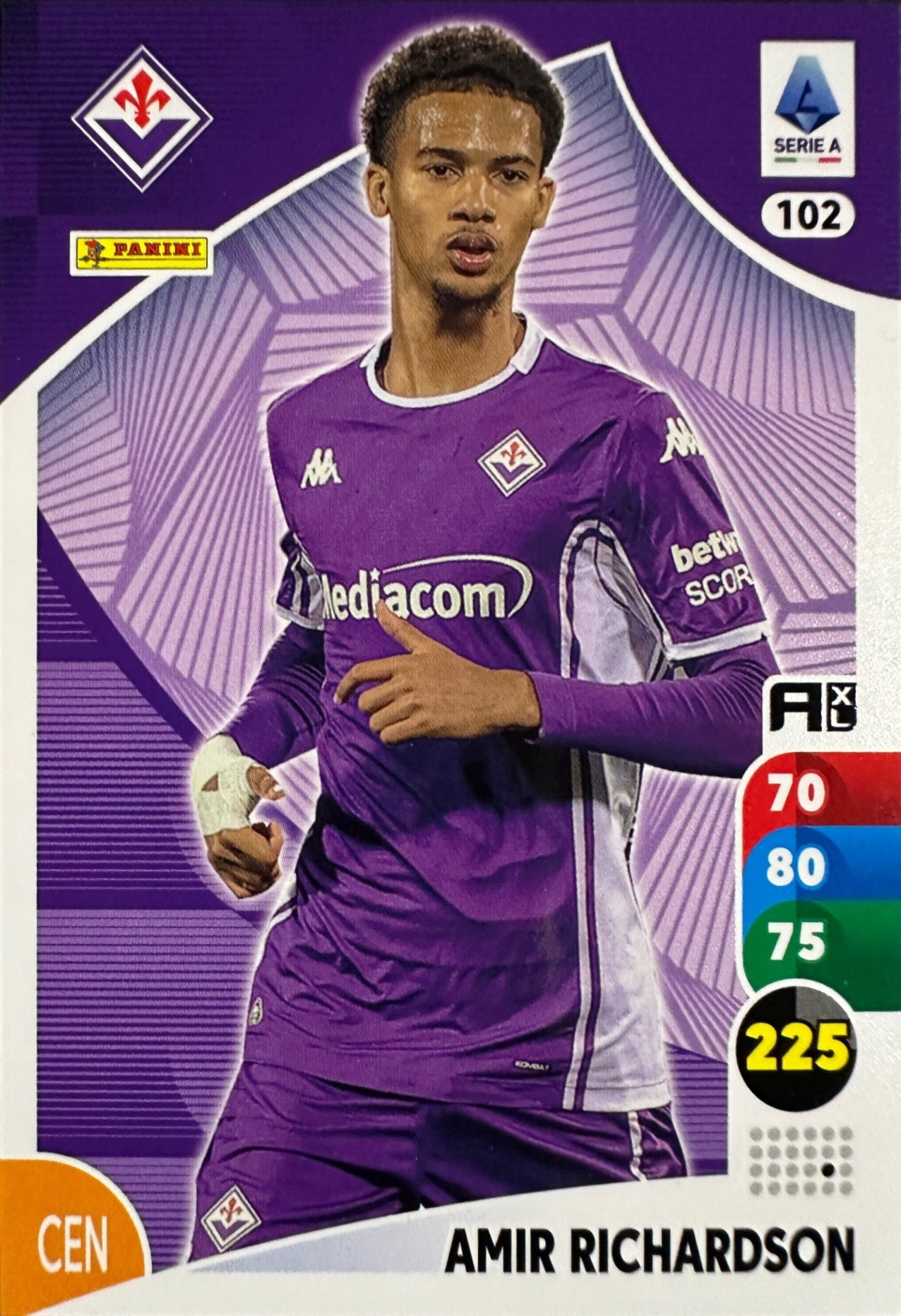 Panini Calciatori Adrenalyn XL 2025-26 card base logo a scelta N. 101-200