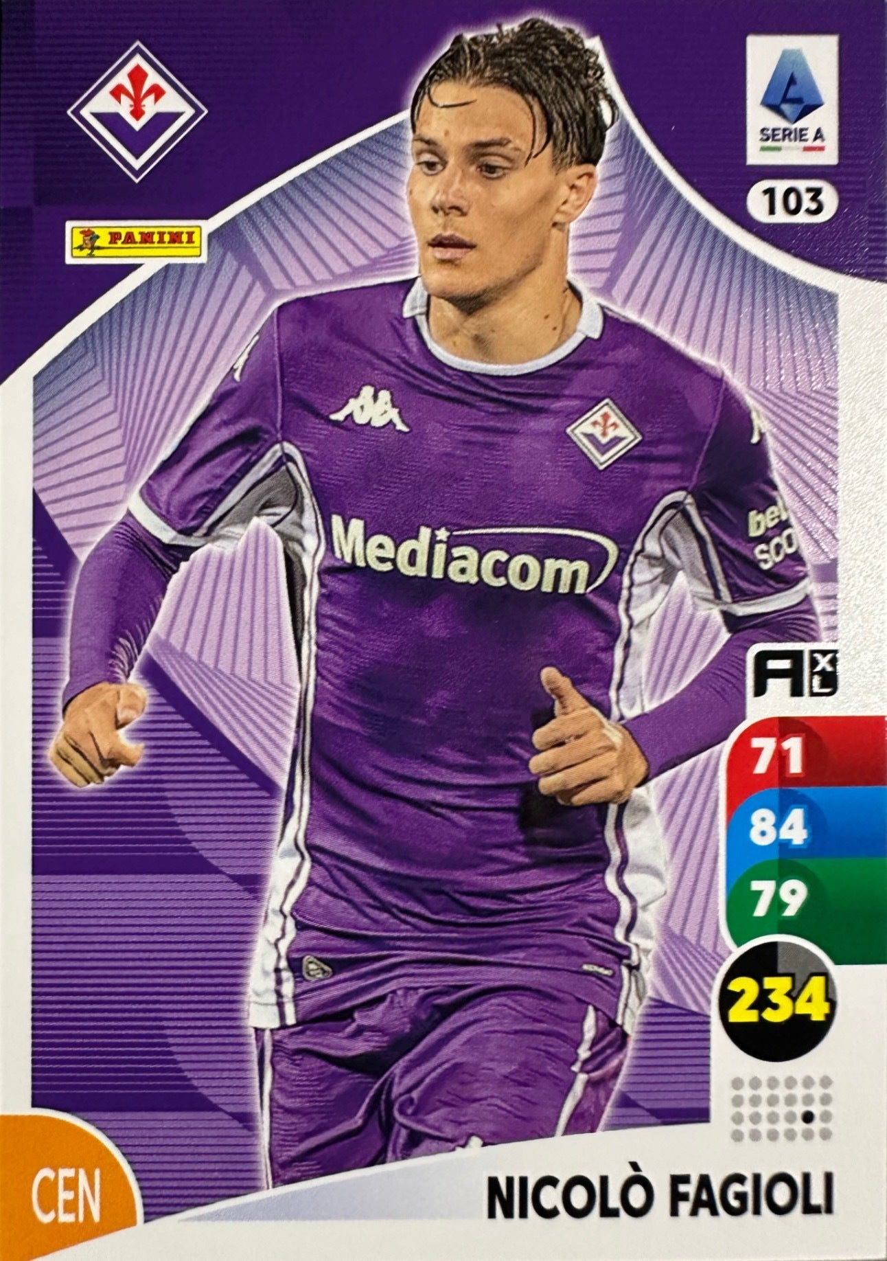Panini Calciatori Adrenalyn XL 2025-26 card base logo a scelta N. 101-200