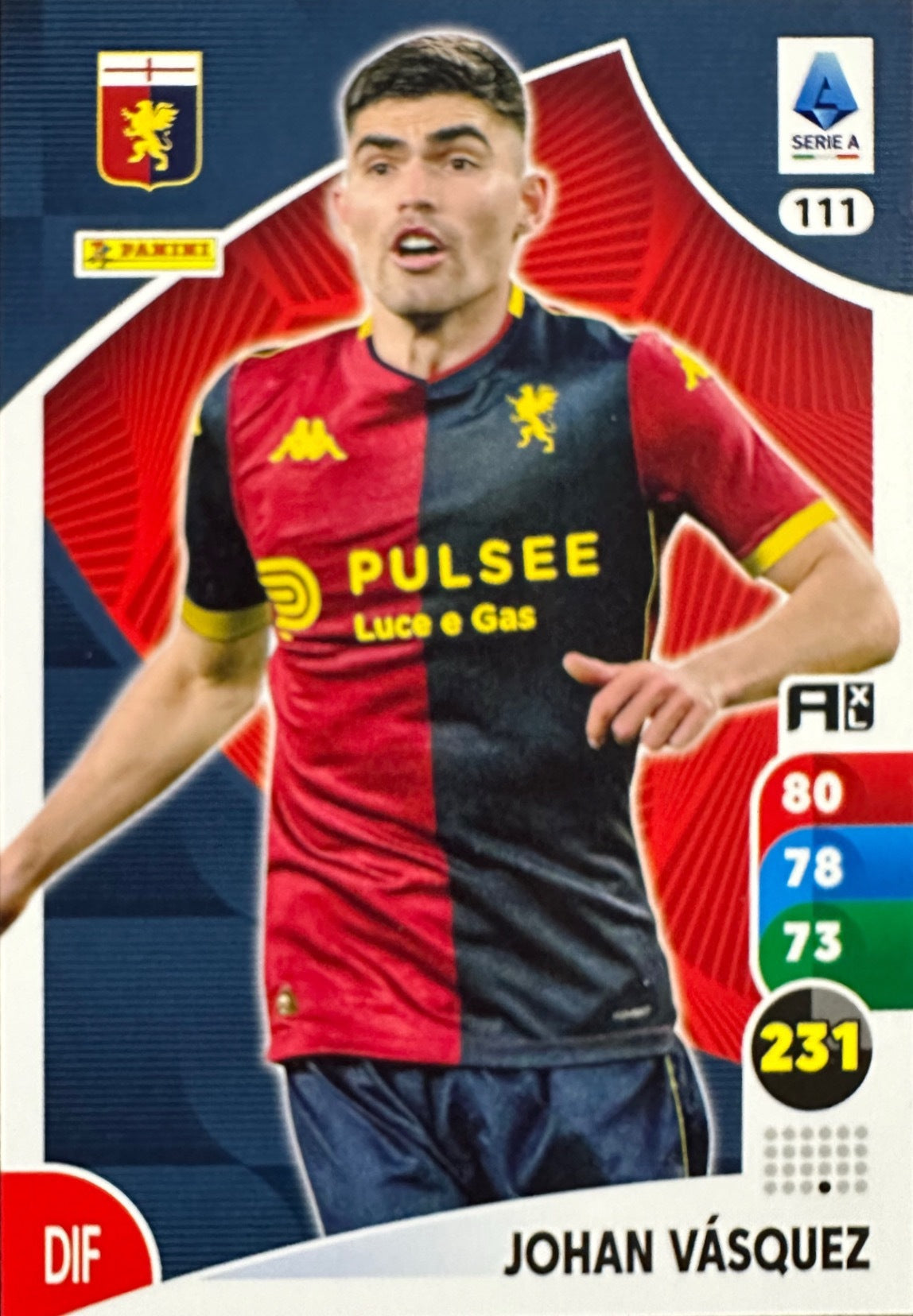 Panini Calciatori Adrenalyn XL 2025-26 card base logo a scelta N. 101-200