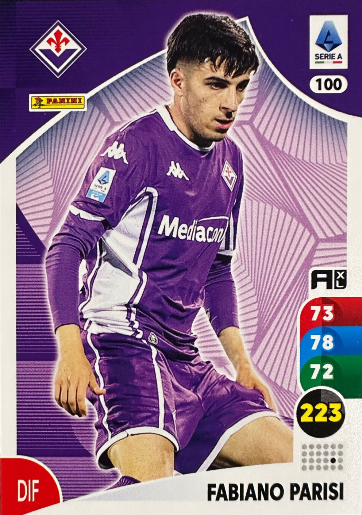 Panini Calciatori Adrenalyn XL 2025-26 card base logo a scelta N. 1-100