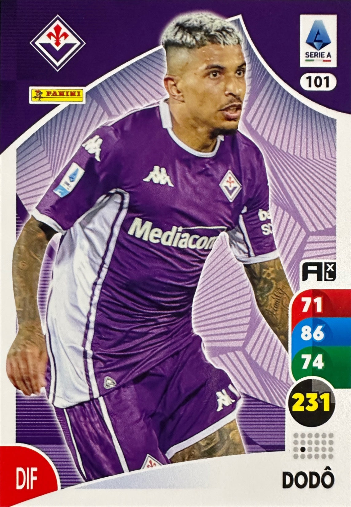 Panini Calciatori Adrenalyn XL 2025-26 card base logo a scelta N. 101-200