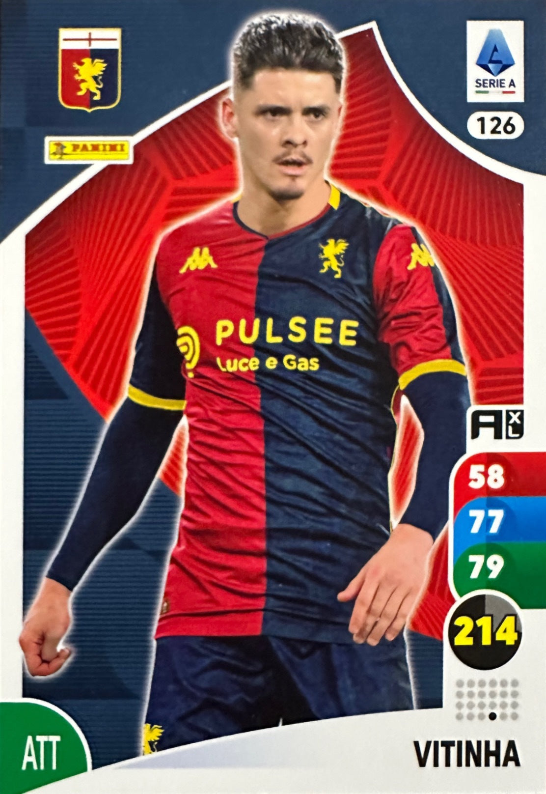 Panini Calciatori Adrenalyn XL 2025-26 card base logo a scelta N. 101-200