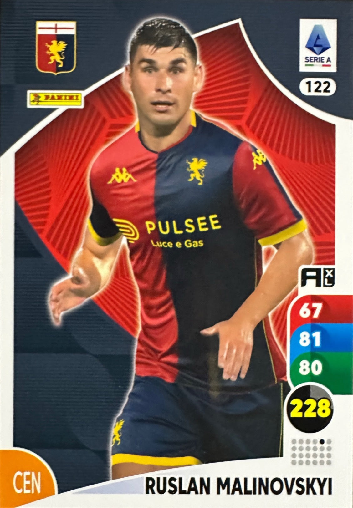 Panini Calciatori Adrenalyn XL 2025-26 card base logo a scelta N. 101-200