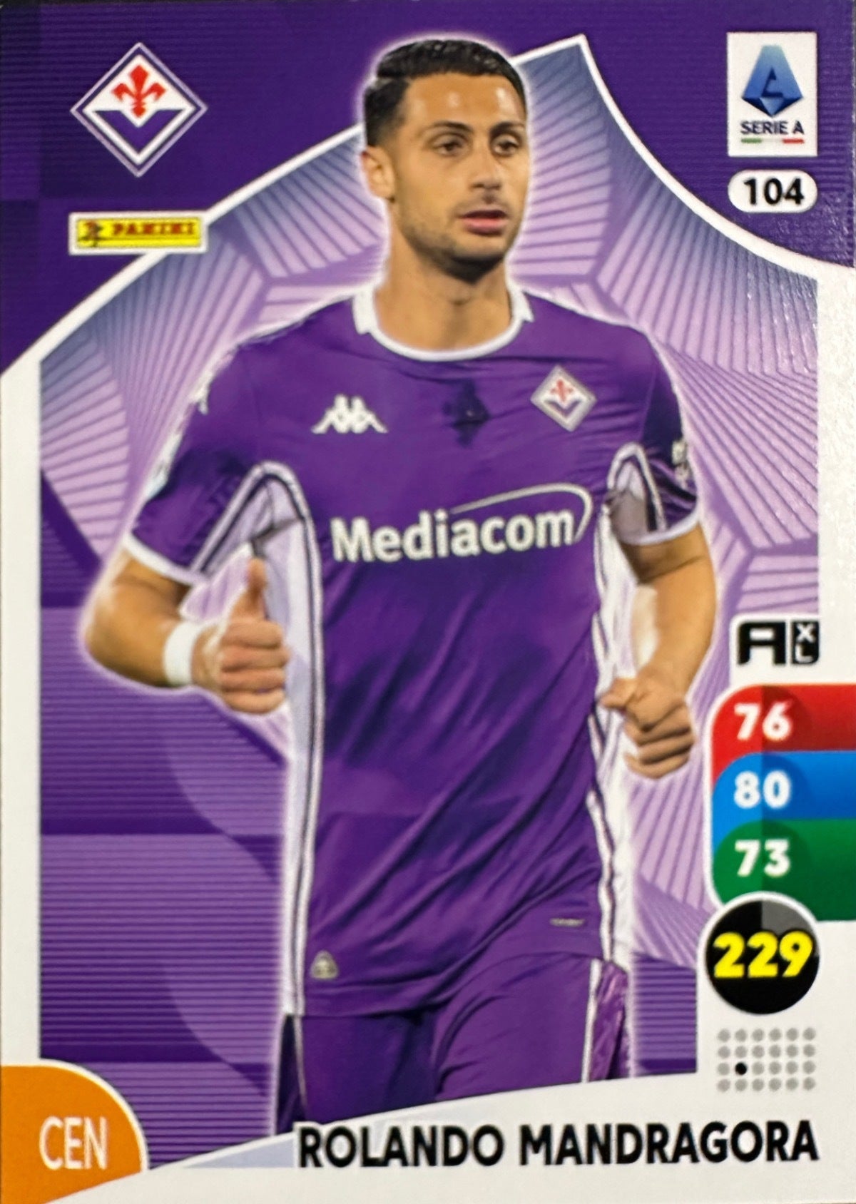 Panini Calciatori Adrenalyn XL 2025-26 card base logo a scelta N. 101-200
