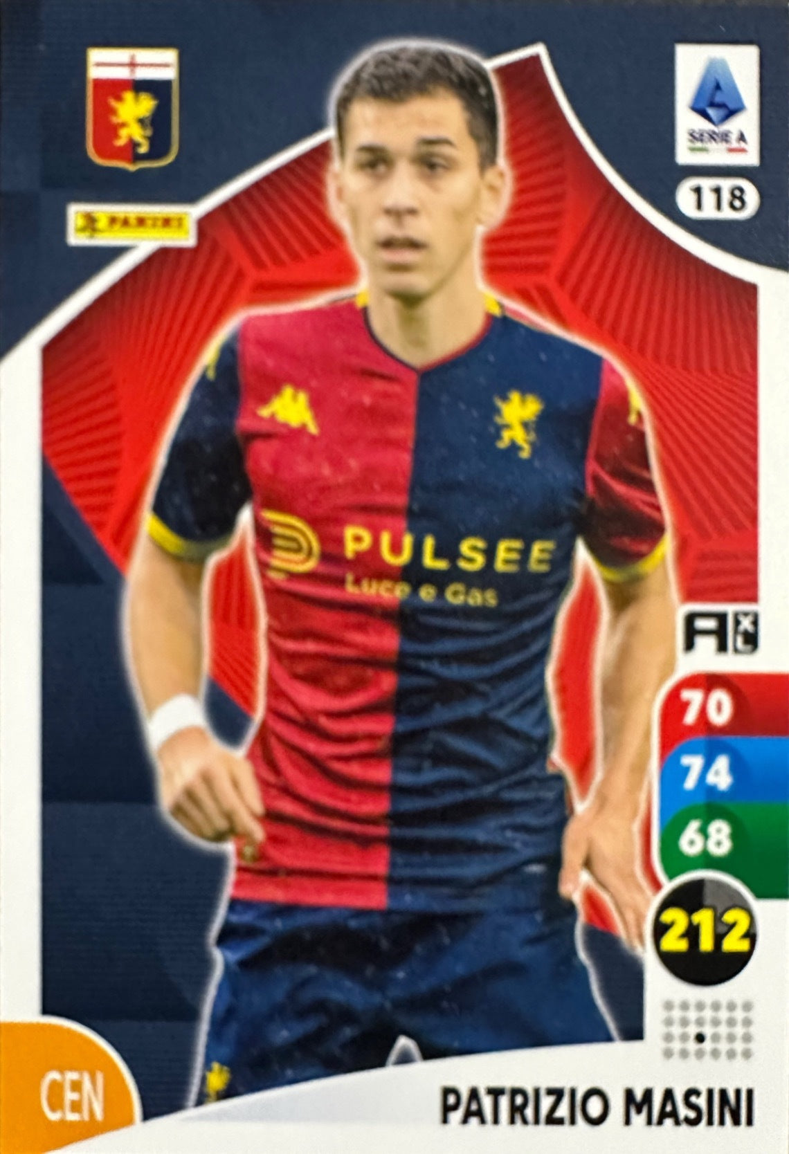 Panini Calciatori Adrenalyn XL 2025-26 card base logo a scelta N. 101-200