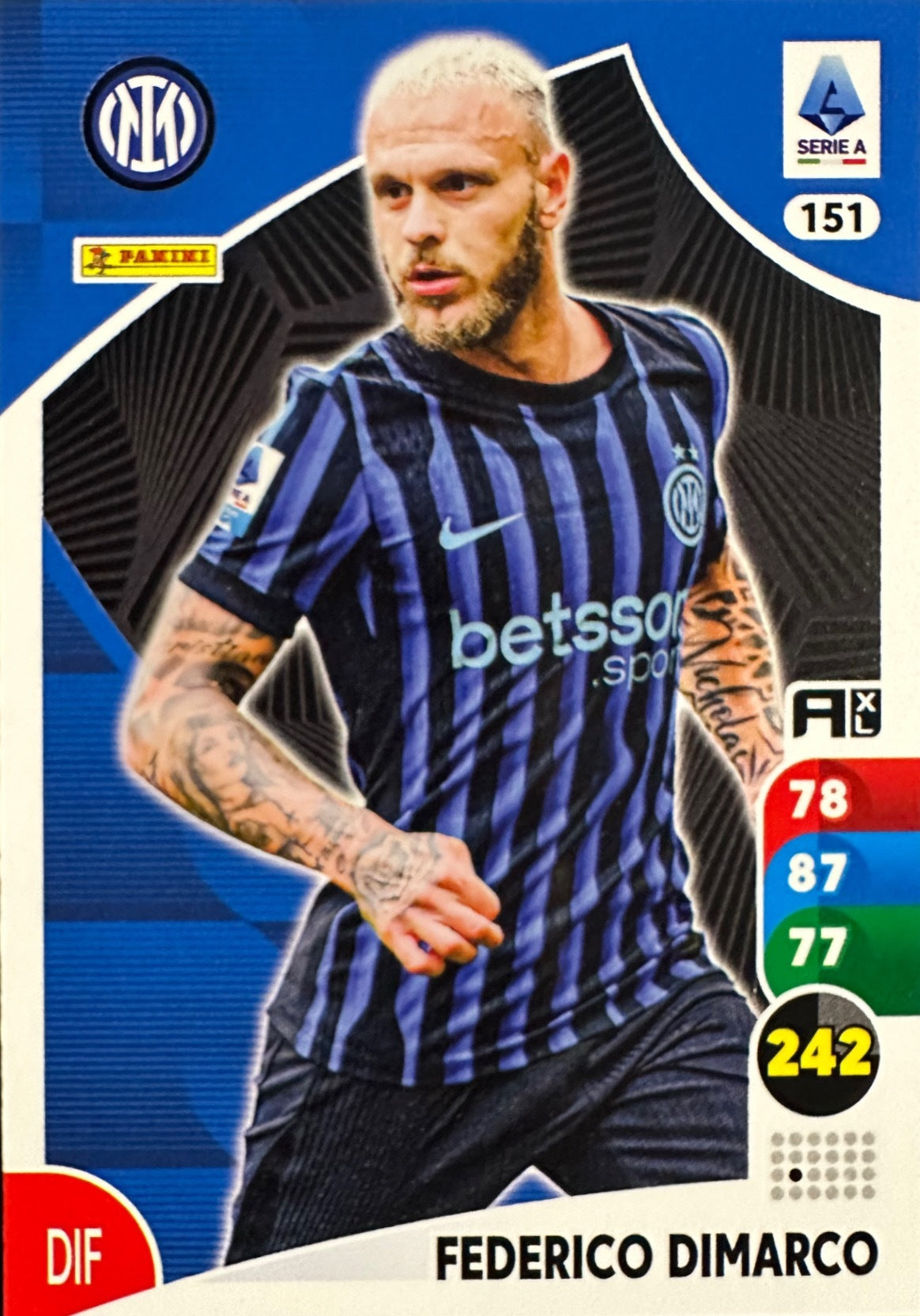 Panini Calciatori Adrenalyn XL 2025-26 card base logo a scelta N. 101-200