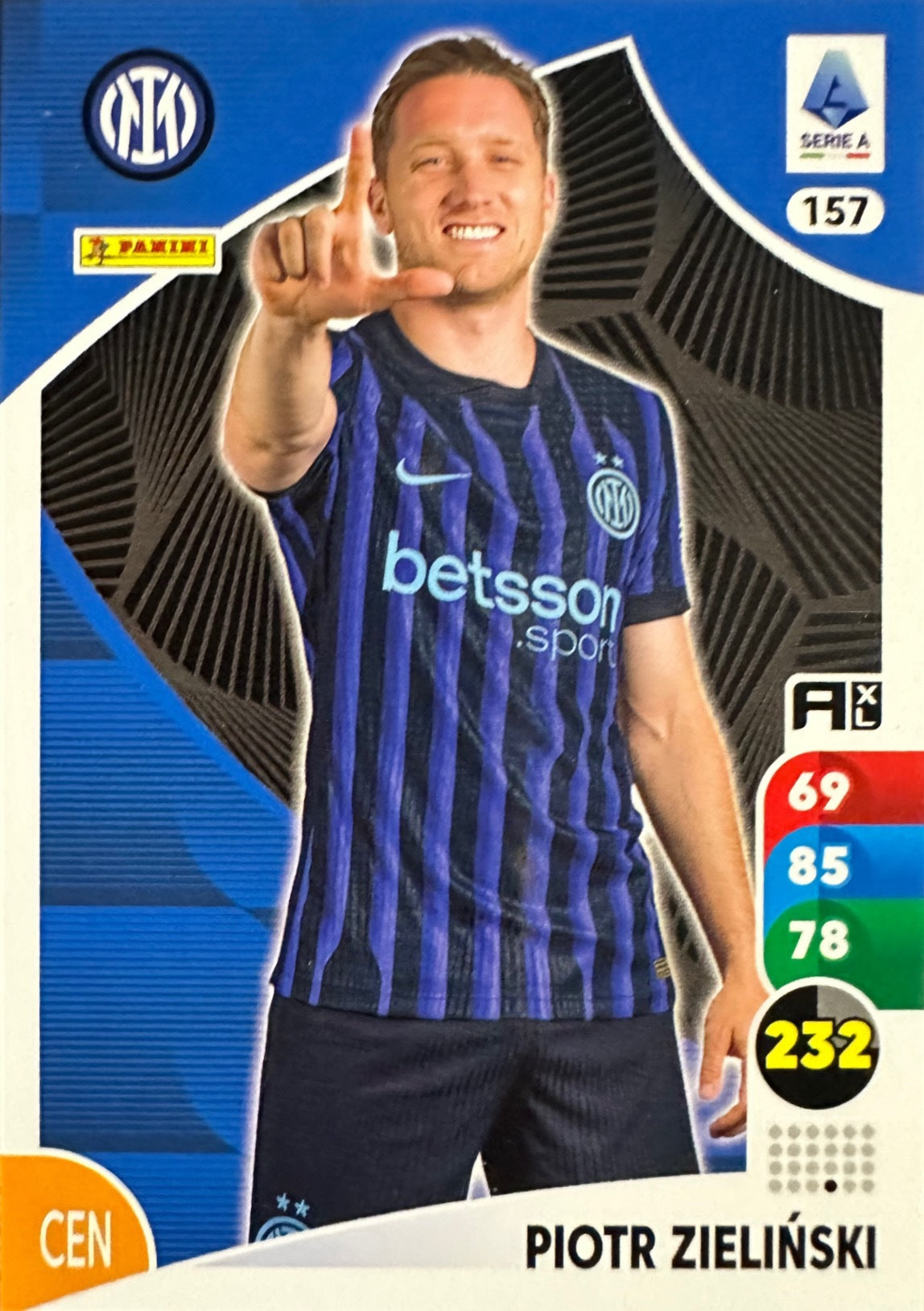 Panini Calciatori Adrenalyn XL 2025-26 card base logo a scelta N. 101-200