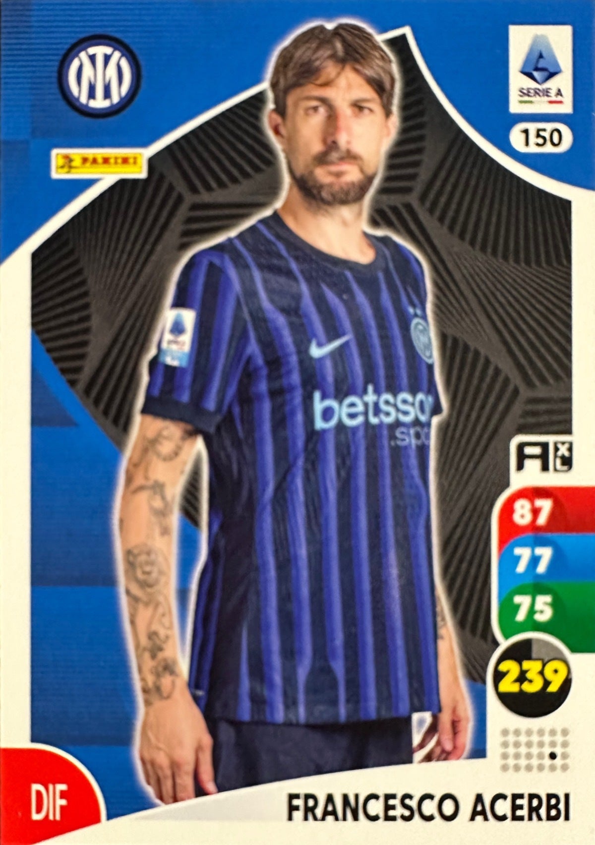 Panini Calciatori Adrenalyn XL 2025-26 card base logo a scelta N. 101-200