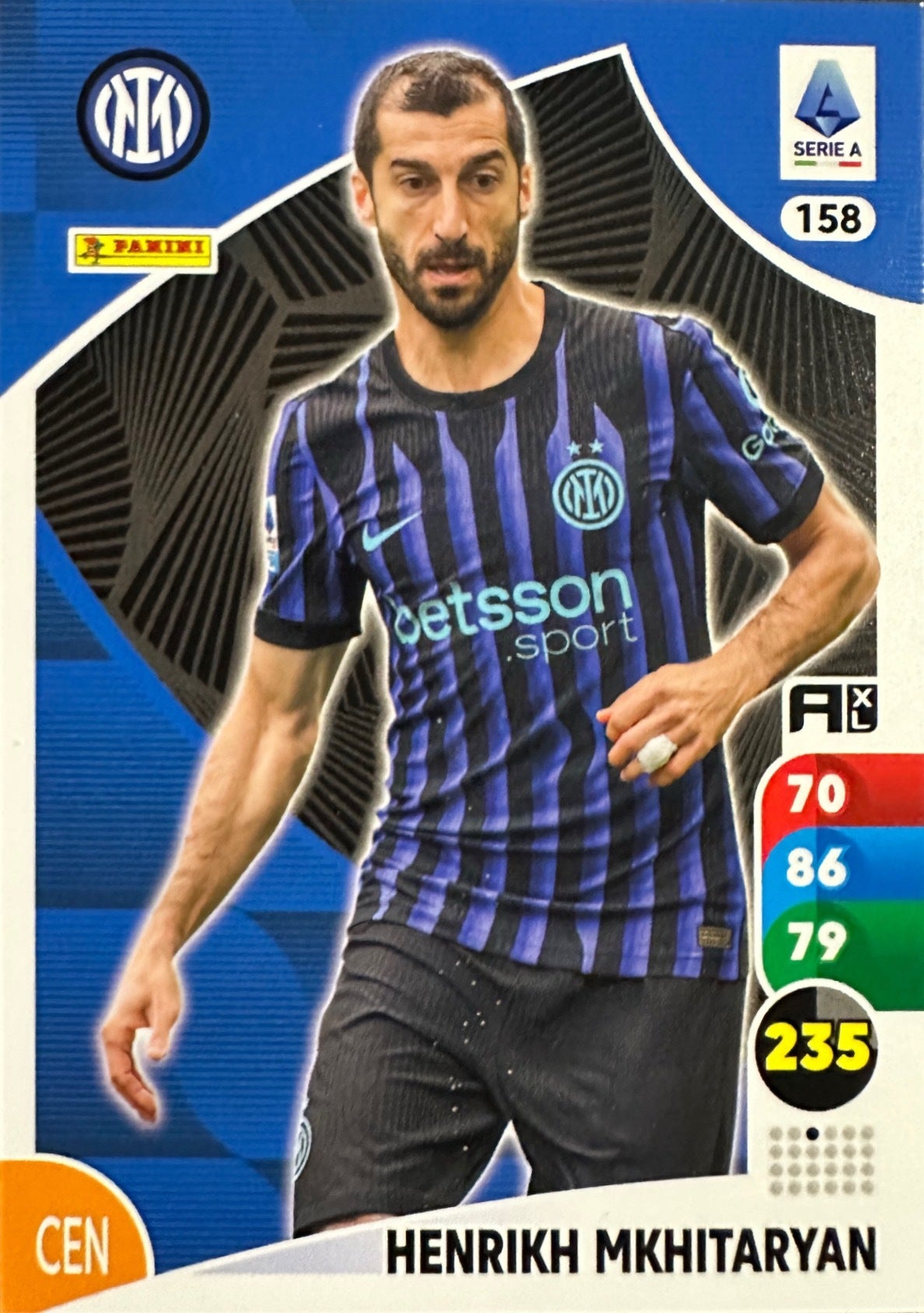 Panini Calciatori Adrenalyn XL 2025-26 card base logo a scelta N. 101-200