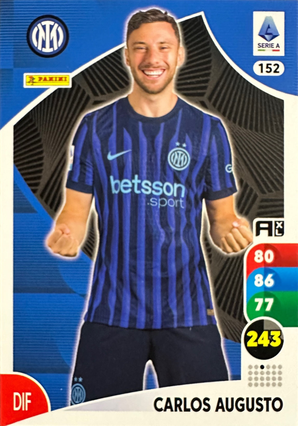 Panini Calciatori Adrenalyn XL 2025-26 card base logo a scelta N. 101-200