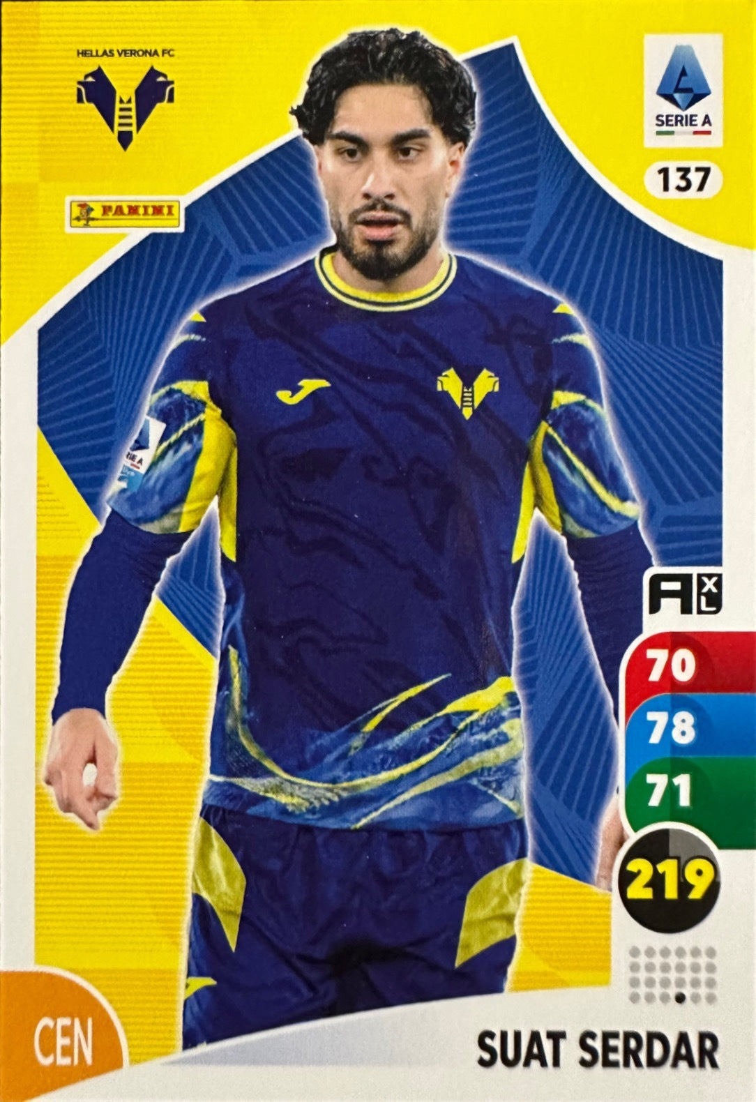 Panini Calciatori Adrenalyn XL 2025-26 card base logo a scelta N. 101-200