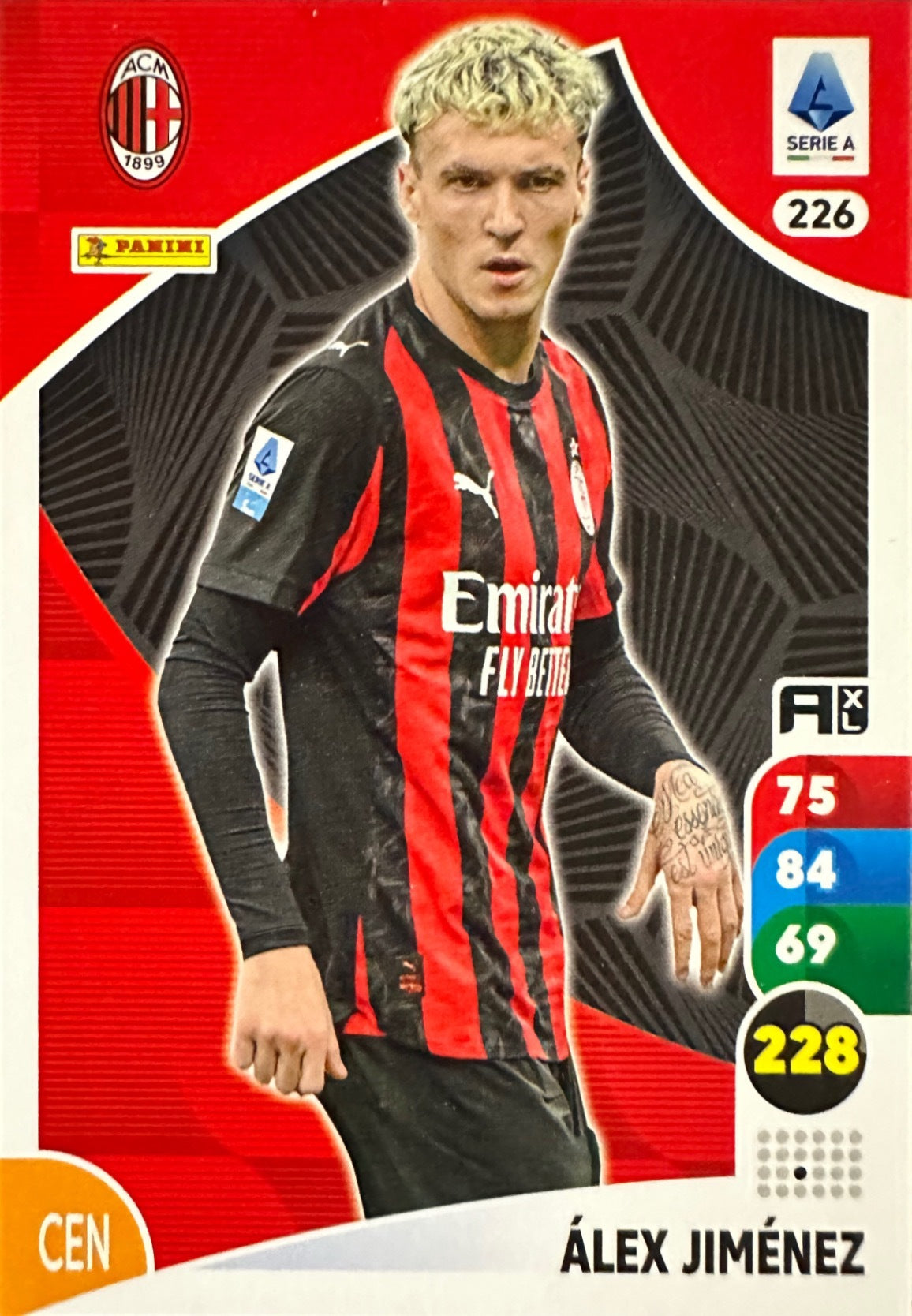 Panini Calciatori Adrenalyn XL 2025-26 card base logo a scelta N. 201-300
