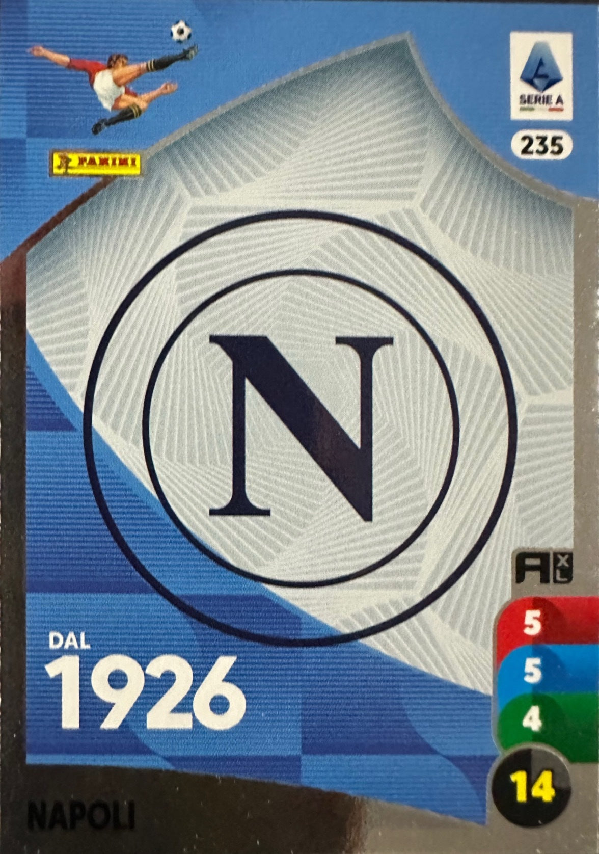 Panini Calciatori Adrenalyn XL 2025-26 card base logo a scelta N. 201-300