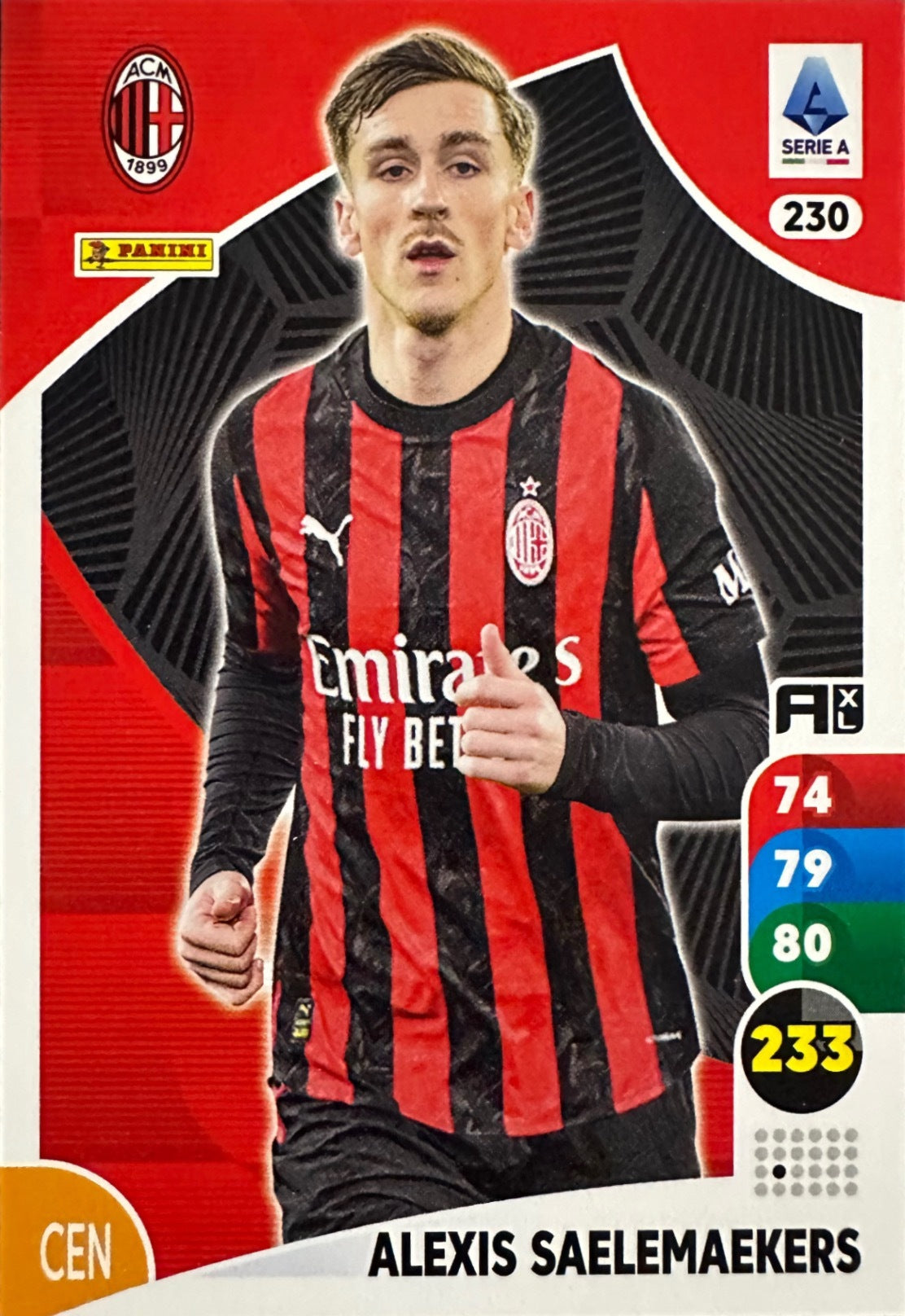 Panini Calciatori Adrenalyn XL 2025-26 card base logo a scelta N. 201-300
