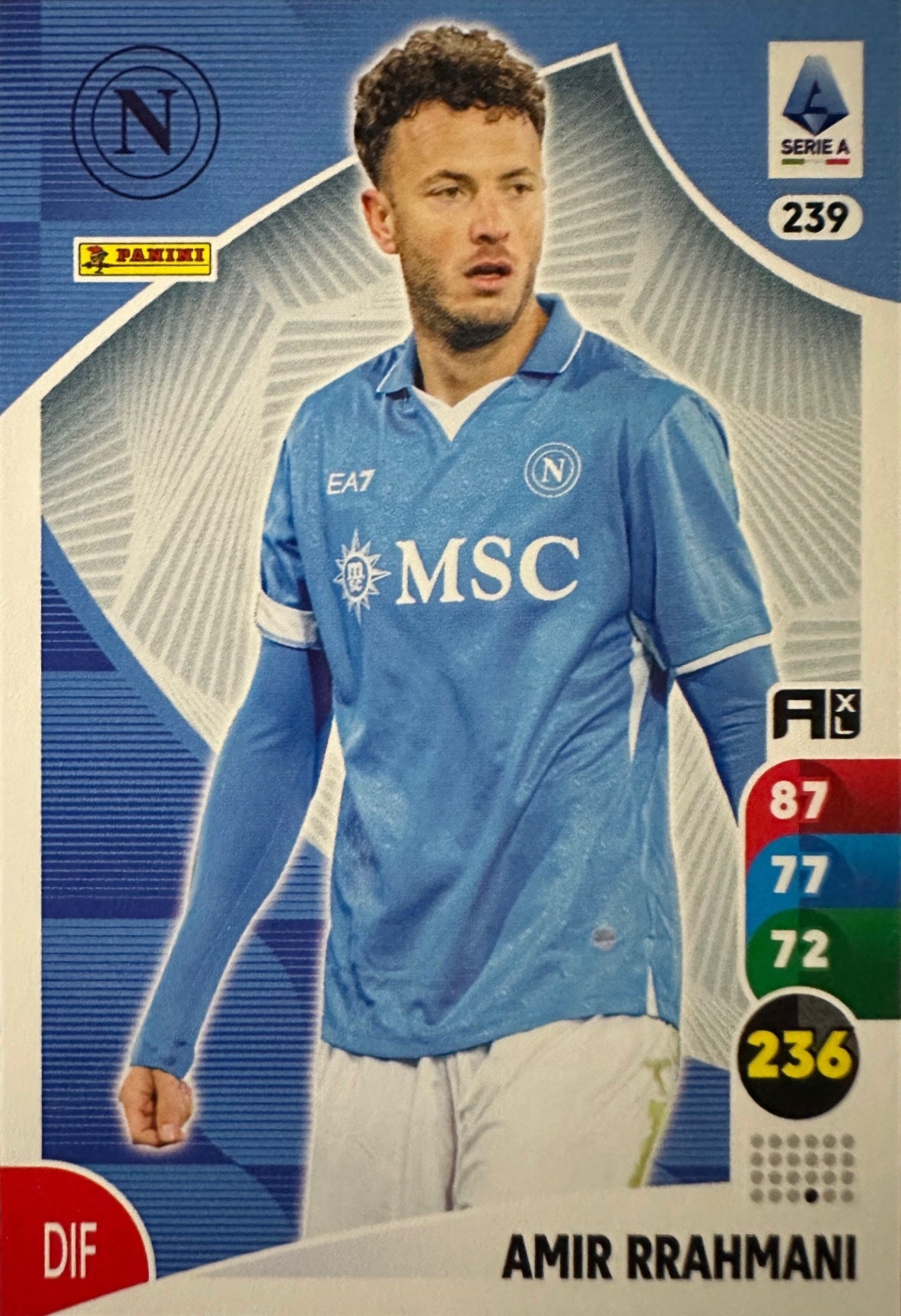 Panini Calciatori Adrenalyn XL 2025-26 card base logo a scelta N. 201-300