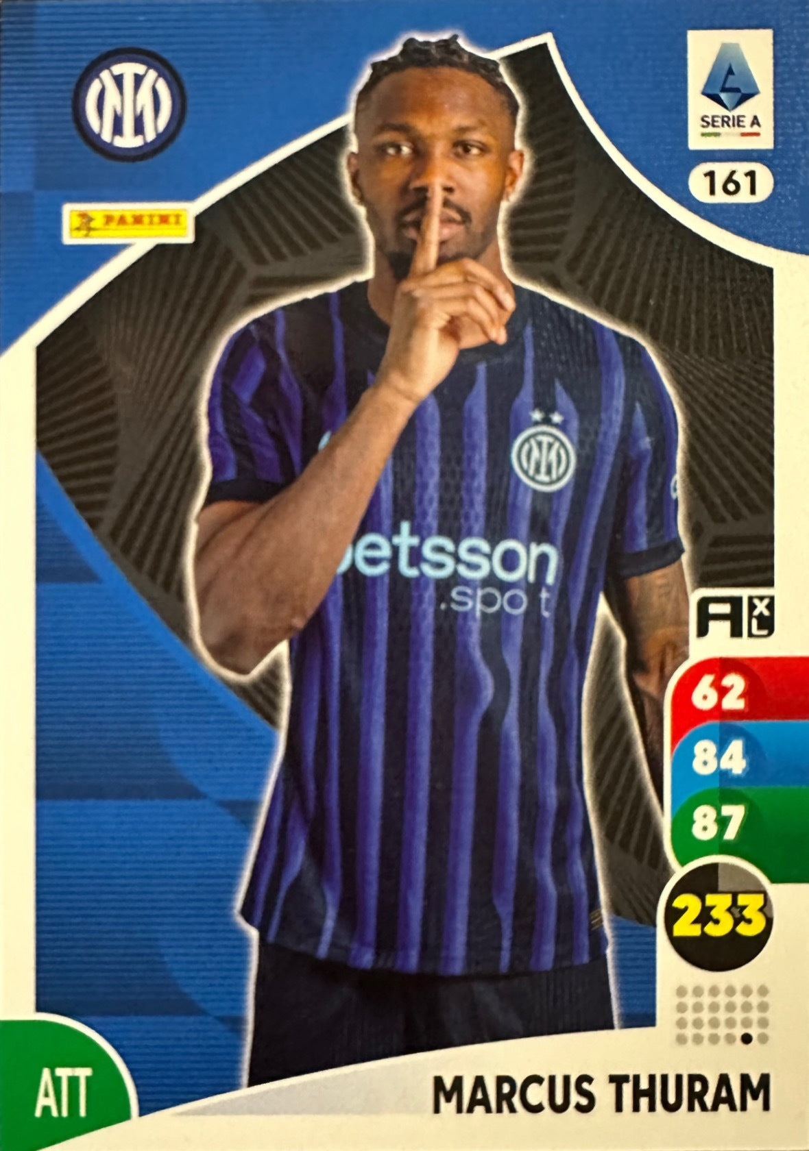 Panini Calciatori Adrenalyn XL 2025-26 card base logo a scelta N. 101-200