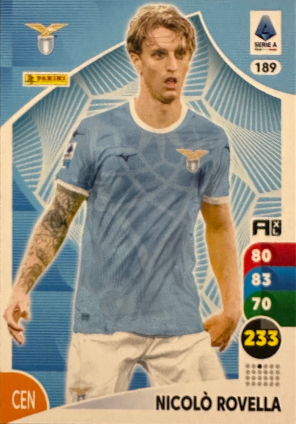 Panini Calciatori Adrenalyn XL 2025-26 card base logo a scelta N. 101-200