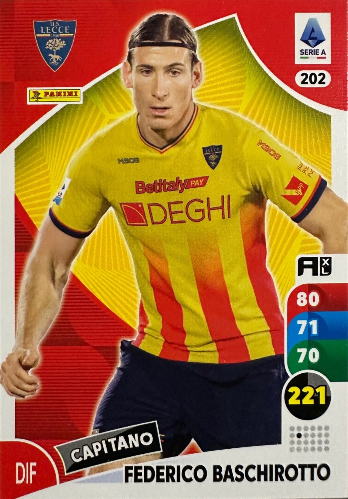 Panini Calciatori Adrenalyn XL 2025-26 card base logo a scelta N. 201-300