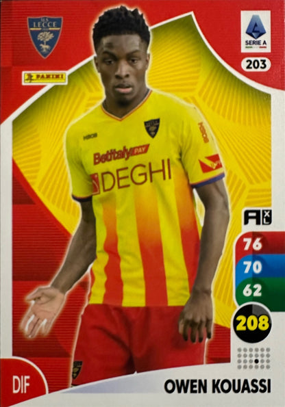 Panini Calciatori Adrenalyn XL 2025-26 card base logo a scelta N. 201-300