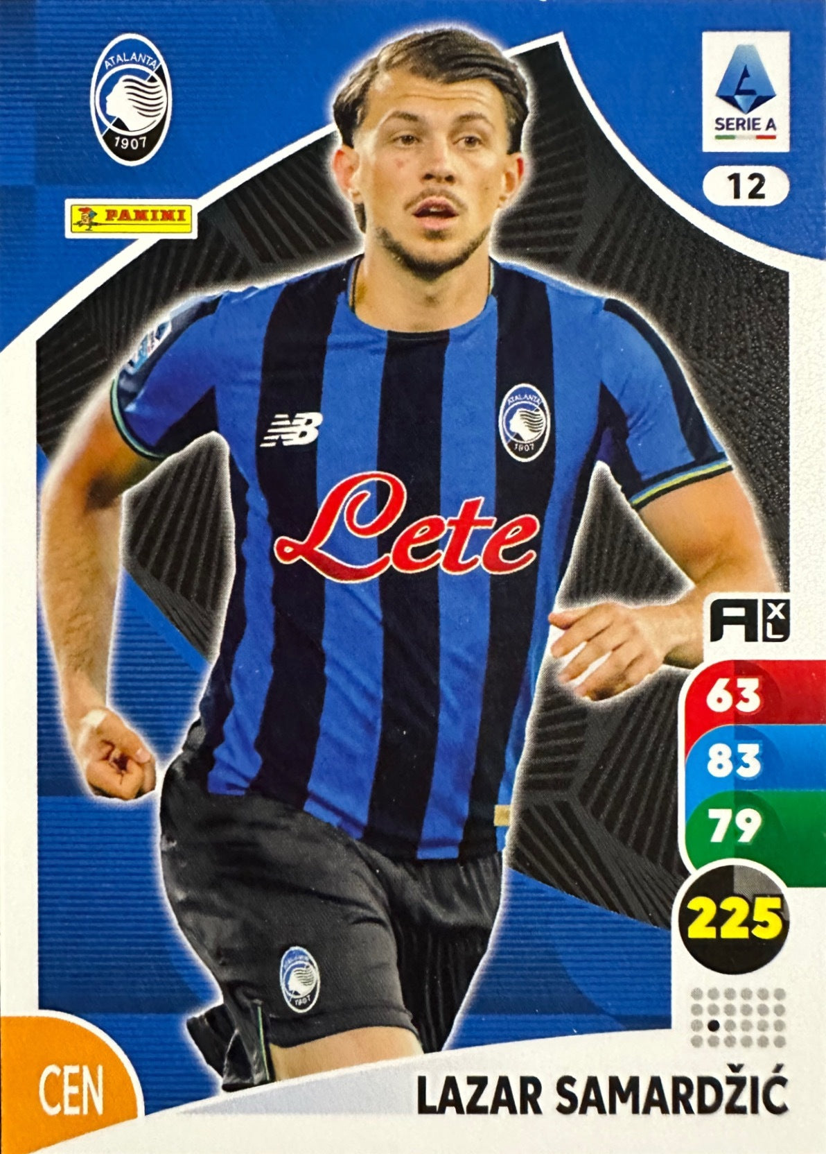 Panini Calciatori Adrenalyn XL 2025-26 card base logo a scelta N. 1-100