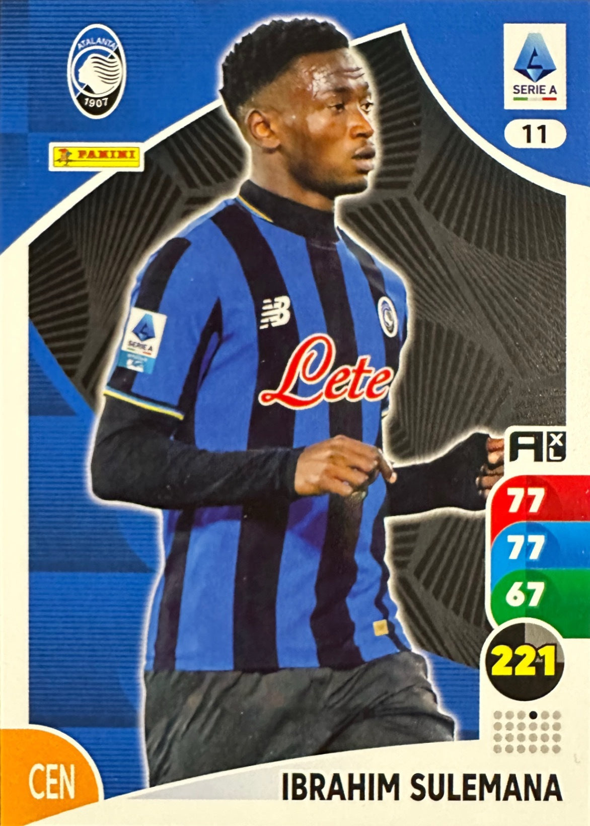 Panini Calciatori Adrenalyn XL 2025-26 card base logo a scelta N. 1-100