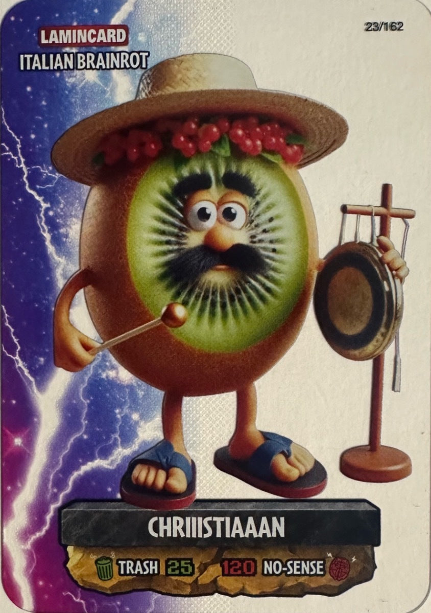 Italian Brainrot Lamincard Multiverse Diramix - Card Base Metal a scelta 1-100