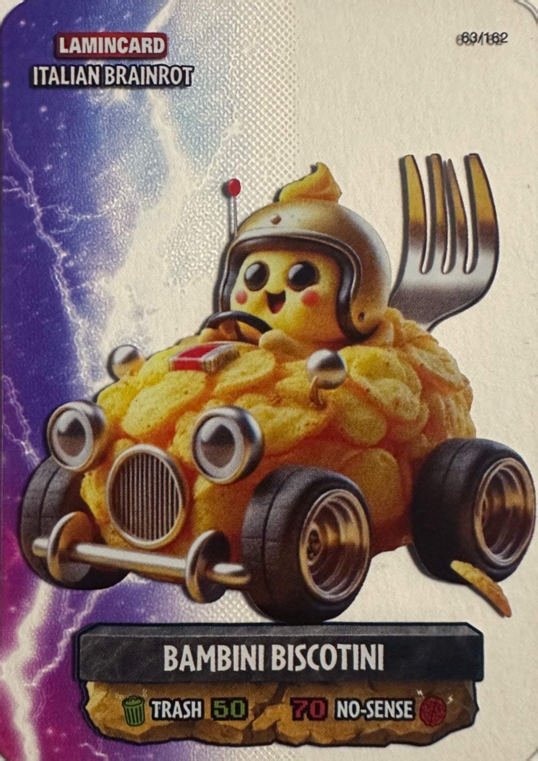 Italian Brainrot Lamincard Multiverse Diramix - Card Base Metal a scelta 1-100