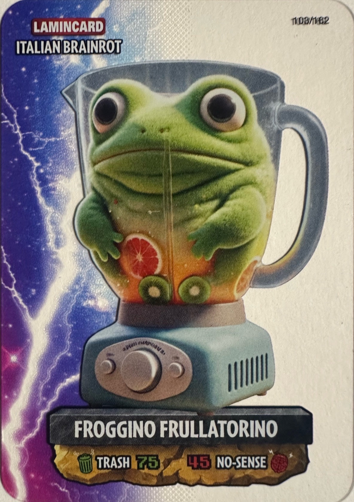 Italian Brainrot Lamincard Multiverse Diramix - Card Base Metal a scelta 101-162