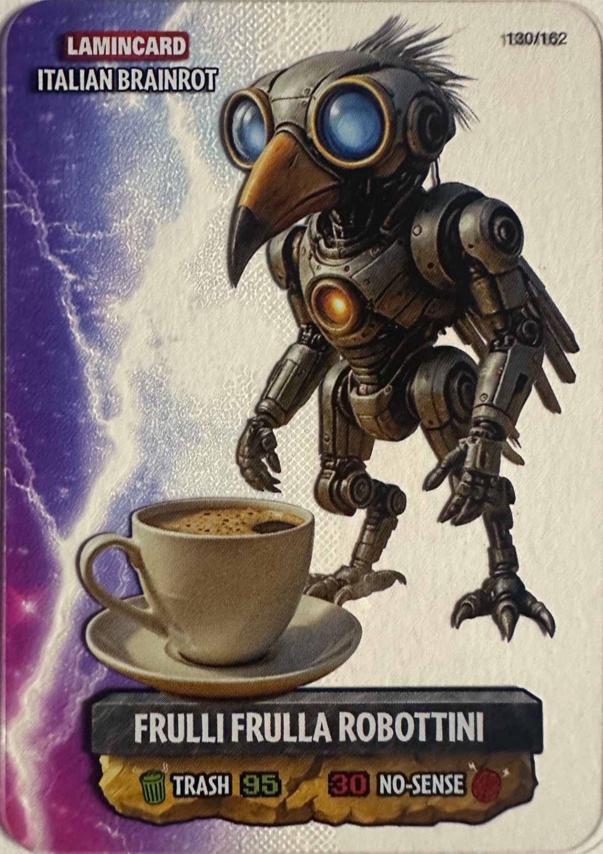 Italian Brainrot Lamincard Multiverse Diramix - Card Base Metal a scelta 101-162