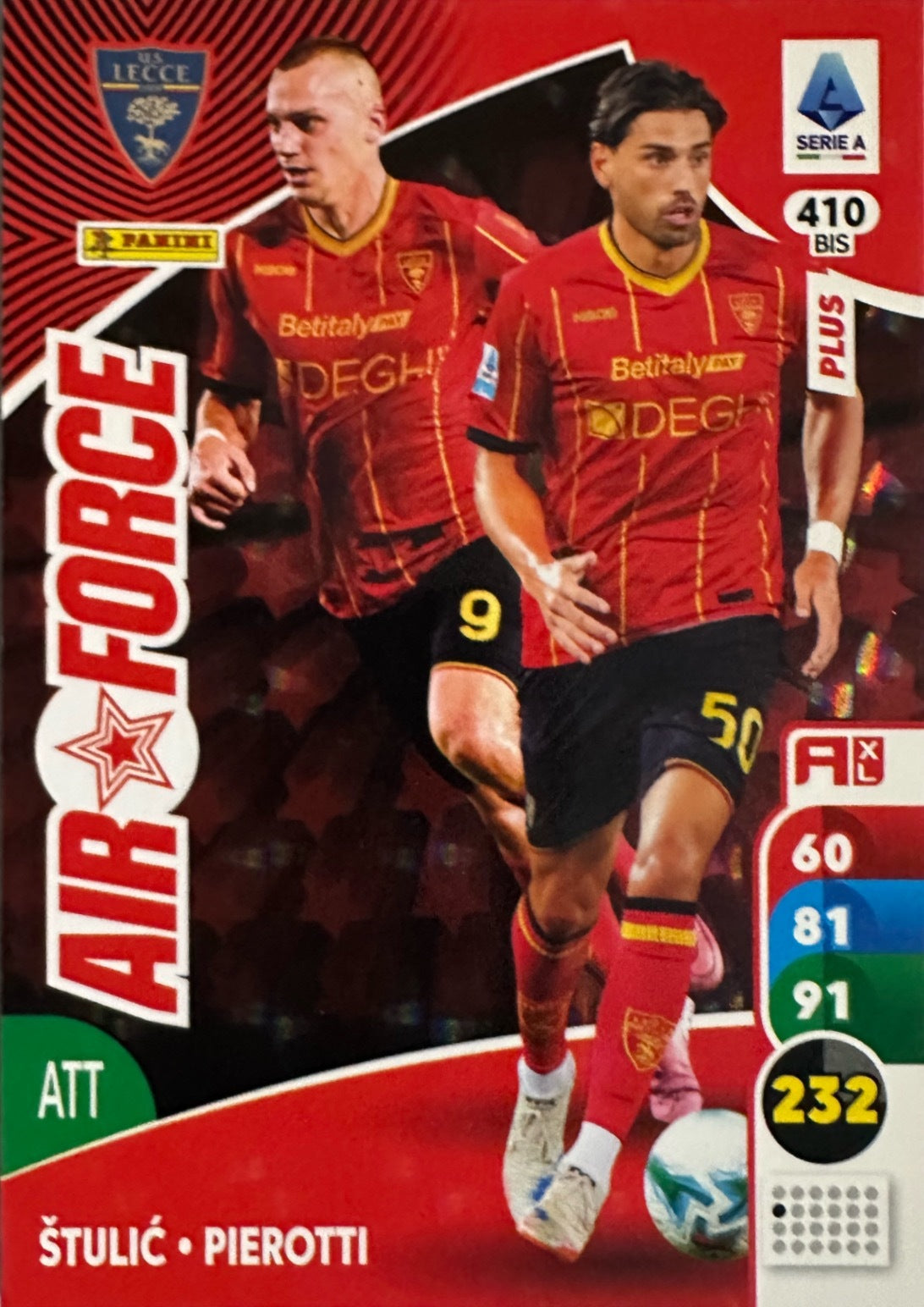 Panini Calciatori Adrenalyn XL 2025-26 - Card PLUS Bis Mister a Scelta