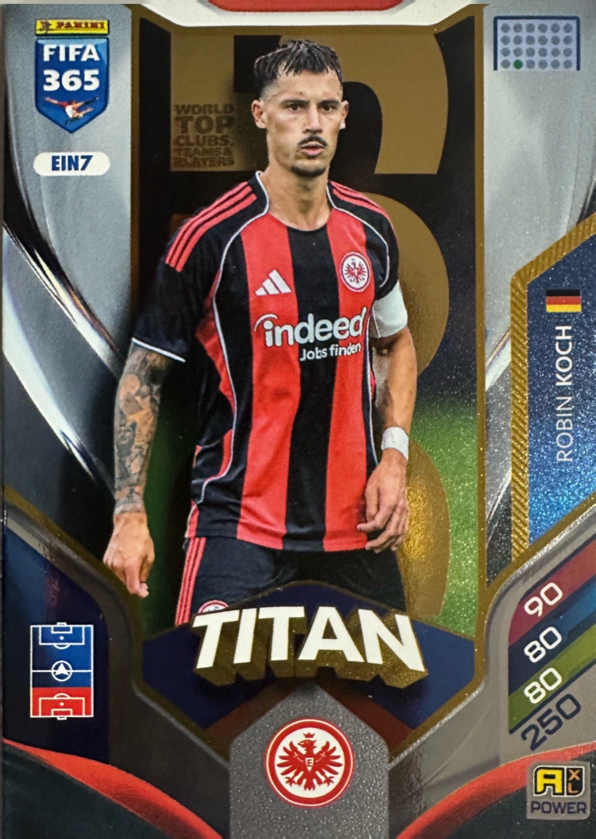 Panini Adrenalyn XL FIFA 365 2026 - Card Base Titan a scelta BOT-NAS
