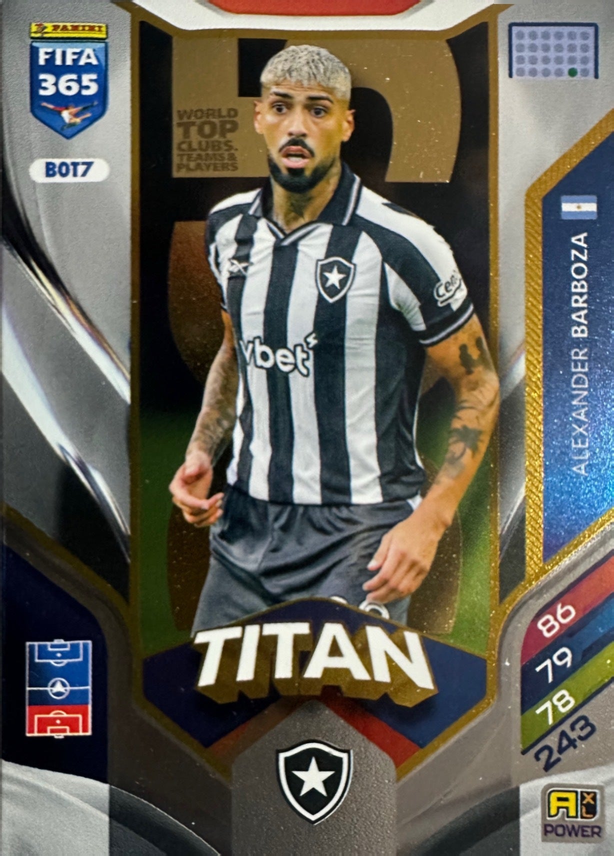 Panini Adrenalyn XL FIFA 365 2026 - Card Base Titan a scelta BOT-NAS