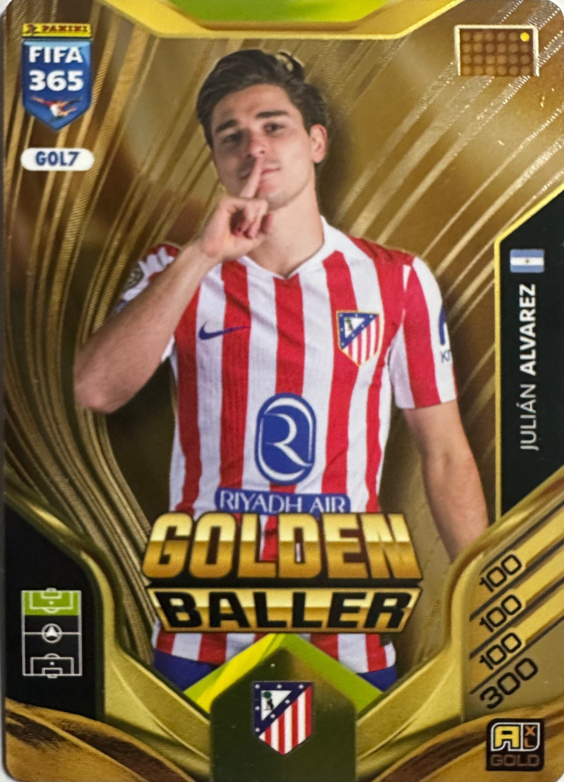 Panini Adrenalyn XL FIFA 365 2026 - Card Golden Baller Invincibile a scelta