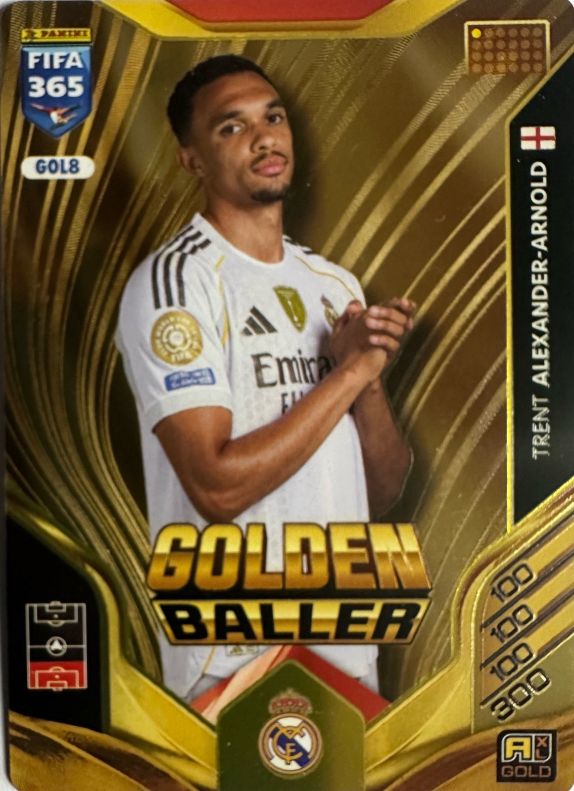 Panini Adrenalyn XL FIFA 365 2026 - Card Golden Baller Invincibile a scelta