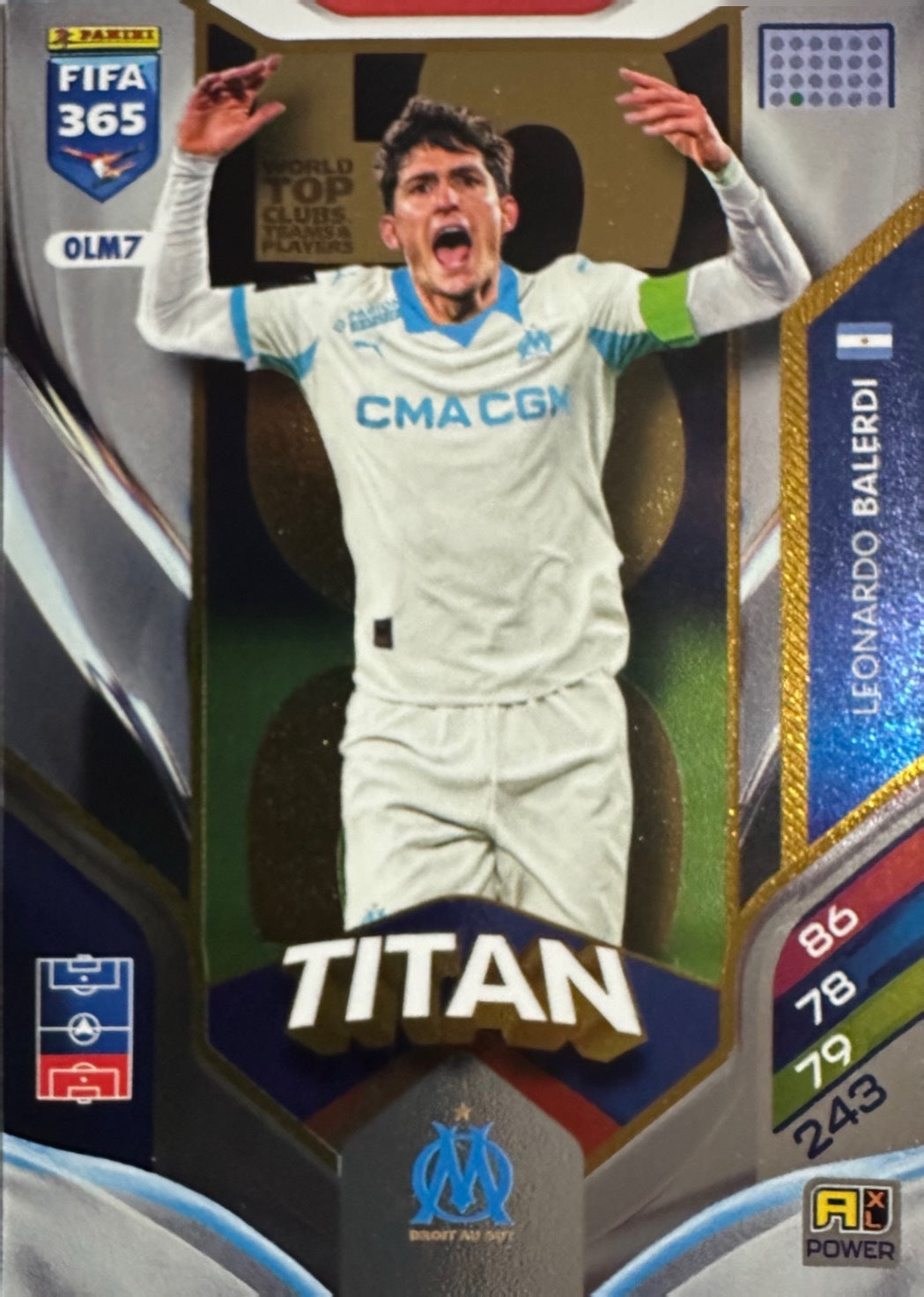 Panini Adrenalyn XL FIFA 365 2026 - Card Base Titan a scelta BOT-NAS