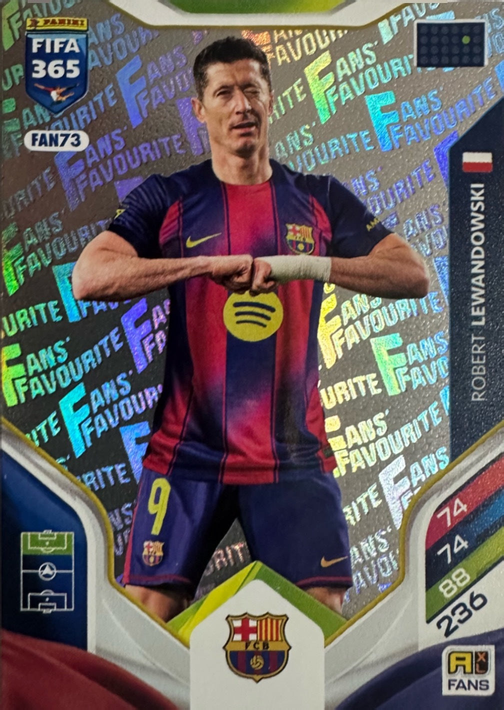 Panini Adrenalyn XL FIFA 365 2026 - Card Base a scelta ATM-FWC-JWL-FAN