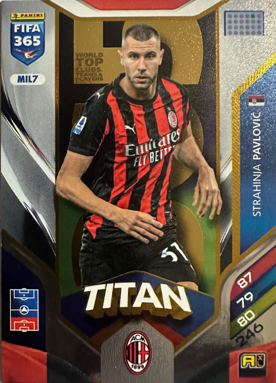 Panini Adrenalyn XL FIFA 365 2026 - Card Base Titan a scelta BOT-NAS