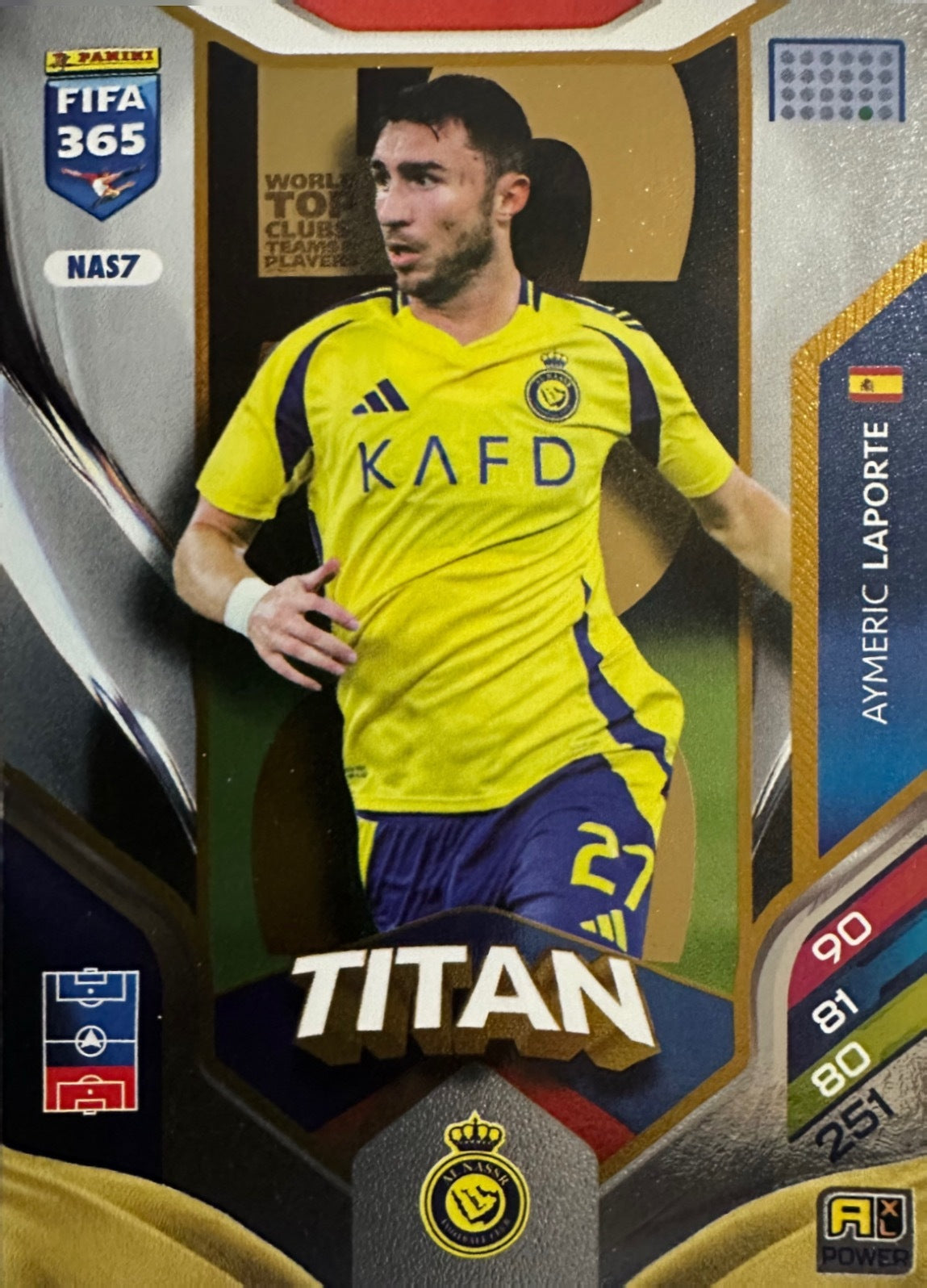 Panini Adrenalyn XL FIFA 365 2026 - Card Base Titan a scelta BOT-NAS