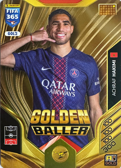 Panini Adrenalyn XL FIFA 365 2026 - Card Golden Baller Invincibile a scelta