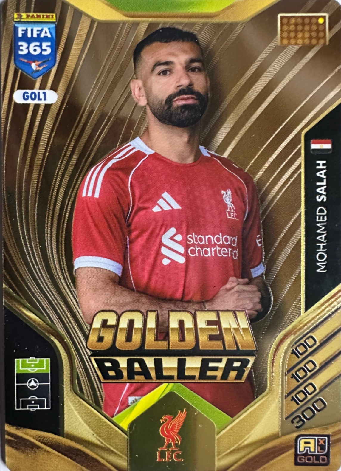 Panini Adrenalyn XL FIFA 365 2026 - Card Golden Baller Invincibile a scelta