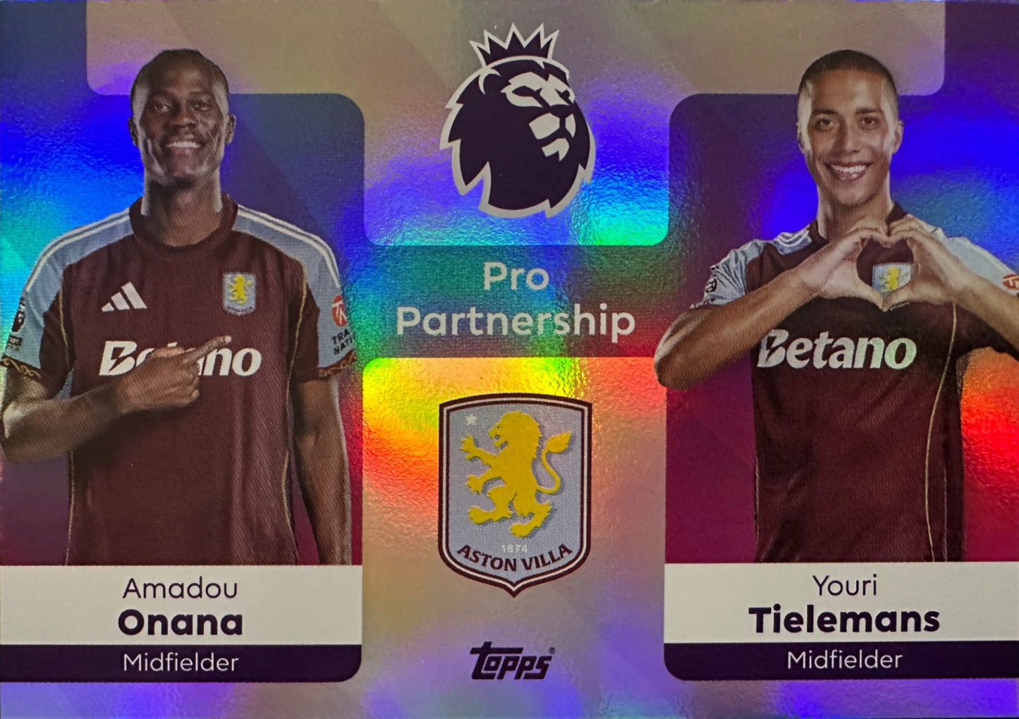 Topps Premier League 2025/26 2026 Scegli Card #301-400 Base Card Pro Partnership