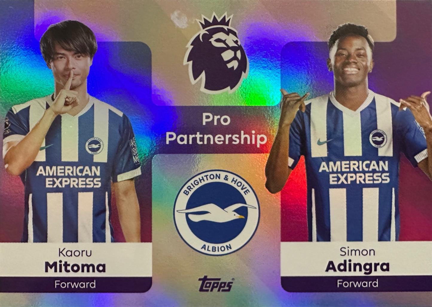 Topps Premier League 2025/26 2026 Scegli Card #301-400 Base Card Pro Partnership