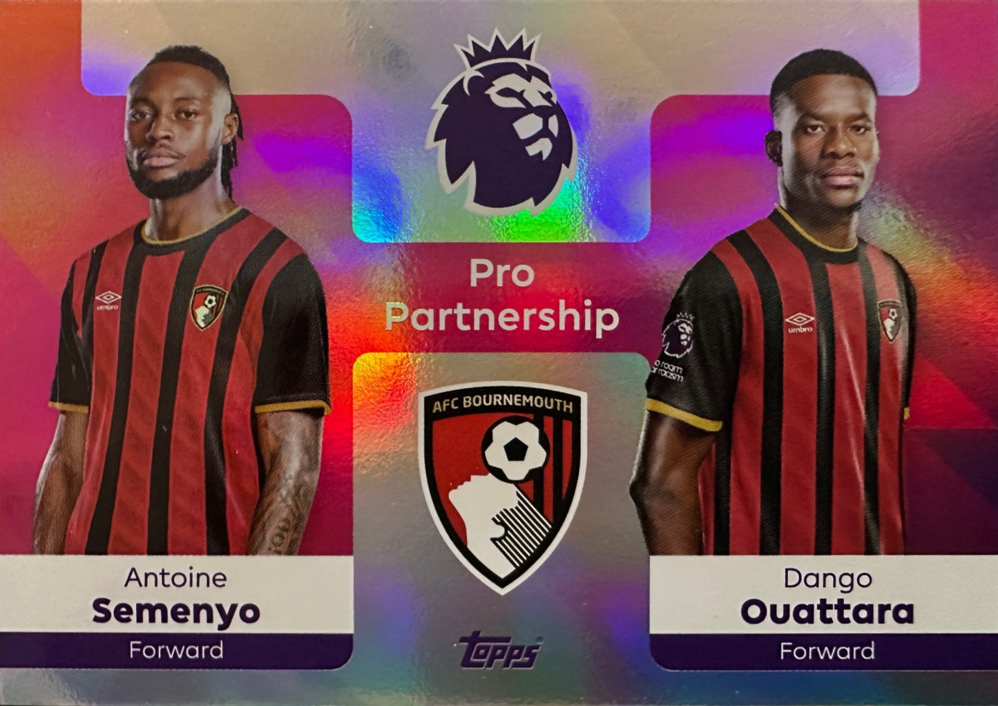 Topps Premier League 2025/26 2026 Scegli Card #301-400 Base Card Pro Partnership